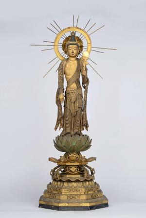 大徳院の木造日光菩薩立像