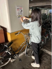 自転車盗難防止啓発ポスター