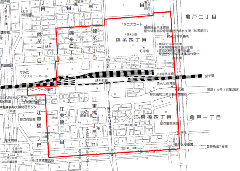 重点地区区域図