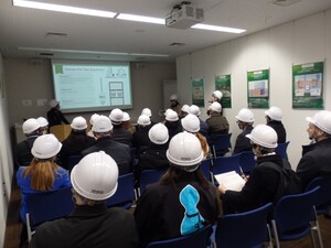 地域熱供給施設での見学