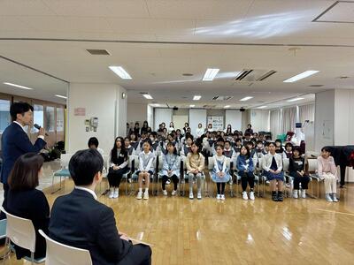 入団式の様子