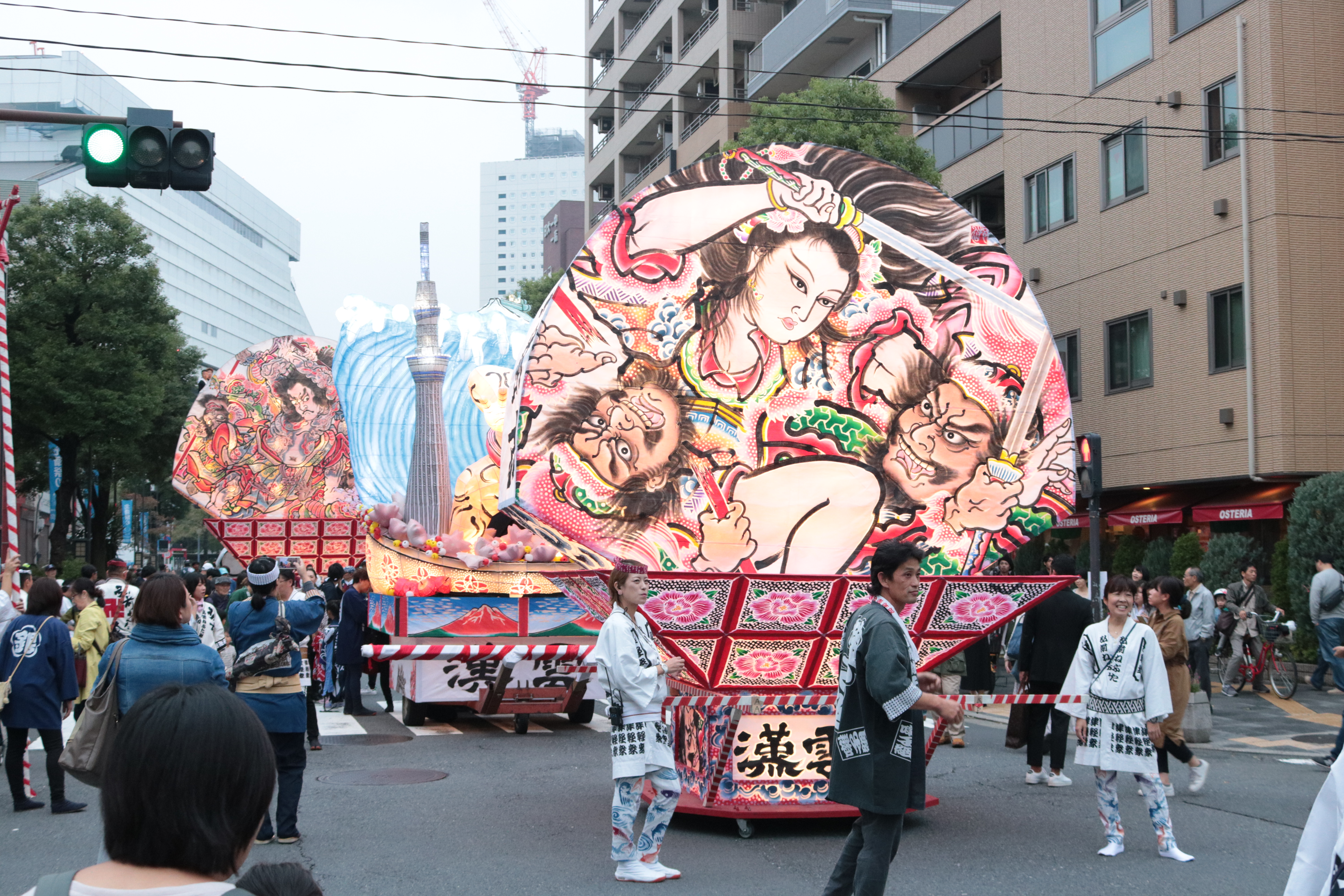 北斎祭りの様子