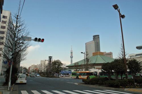 両国国技館付近