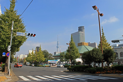 両国国技館付近