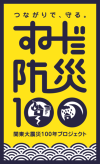 すみだ防災100ロゴマーク