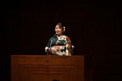 実行委員長による開会のことば