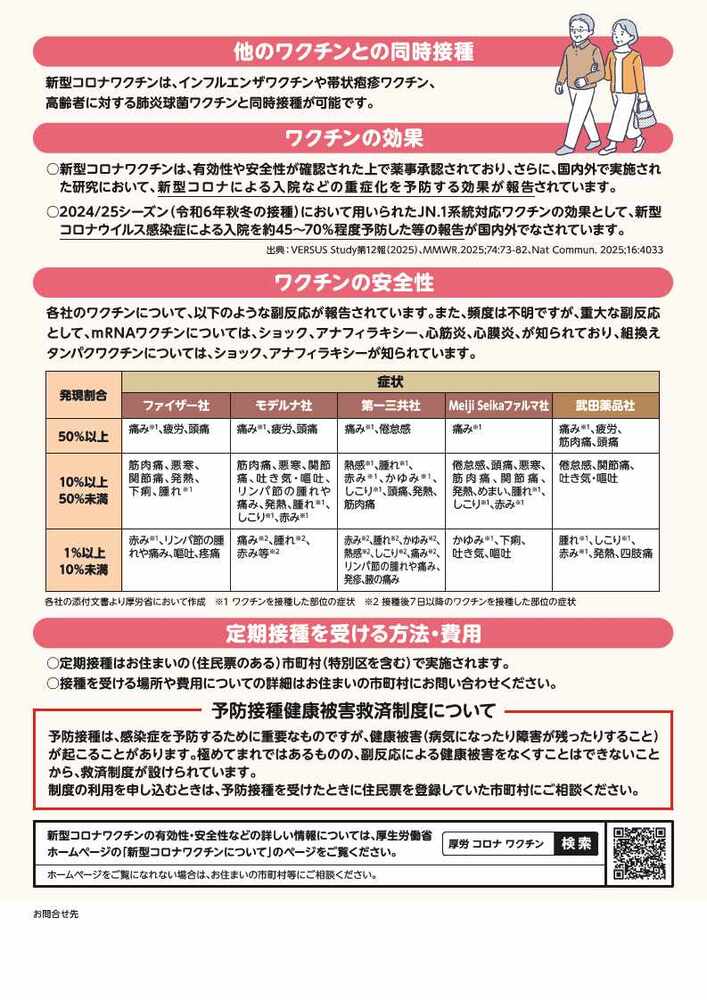 厚生労働省リーフレット