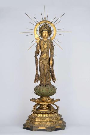 大徳院の木造月光菩薩立像
