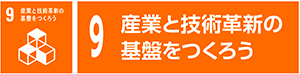 9 産業と技術革新の基盤をつくろう