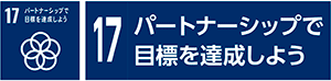 17　パートナーシップで目標を達成しよう