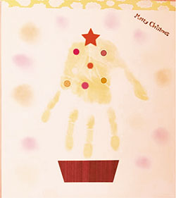 地域福祉プラットフォーム京島クリスマス企画「手形アートでクリスマス！」