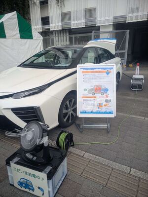 電気自動車及び外部給電。