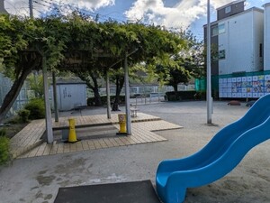 荒川土手下の公園