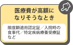 医療費が高額になりそうなとき