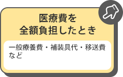 医療費を全額負担したとき