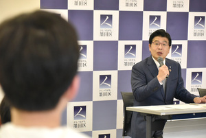 子どもたちから質問を受けました