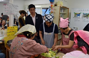 料理中の様子