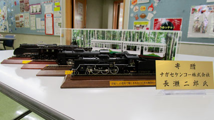 機関車模型の写真（全体）