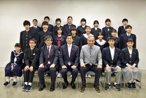 中学生議員の皆さんと