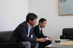 対応いただいた吉野鉄道事業本部長と矢野改良工事部長