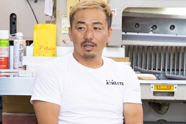 取材に対応してくださる中代大介取締役の弟の陽介さん