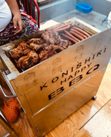 KONISHIKIさんと開発しているバーべキューグリルの写真