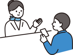 窓口で手続きイメージ