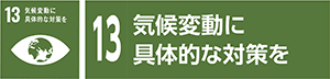 13　気候変動に具体的な対策を